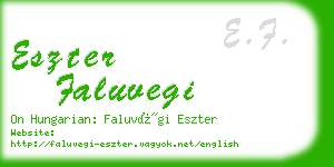 eszter faluvegi business card